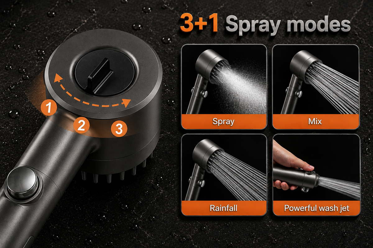 HydroBrush - Better Showers made just for you.