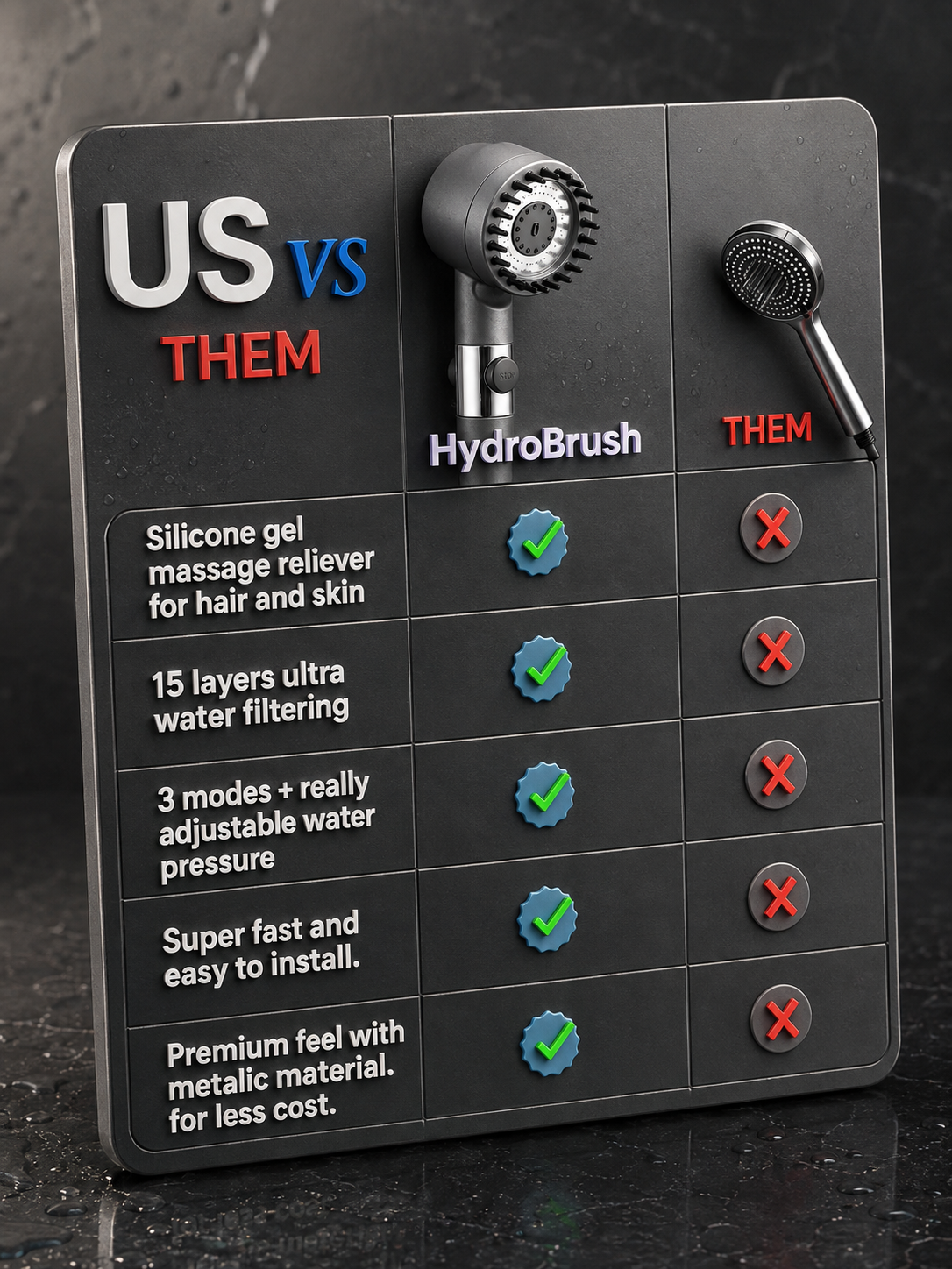 HydroBrush - Better Showers made just for you.